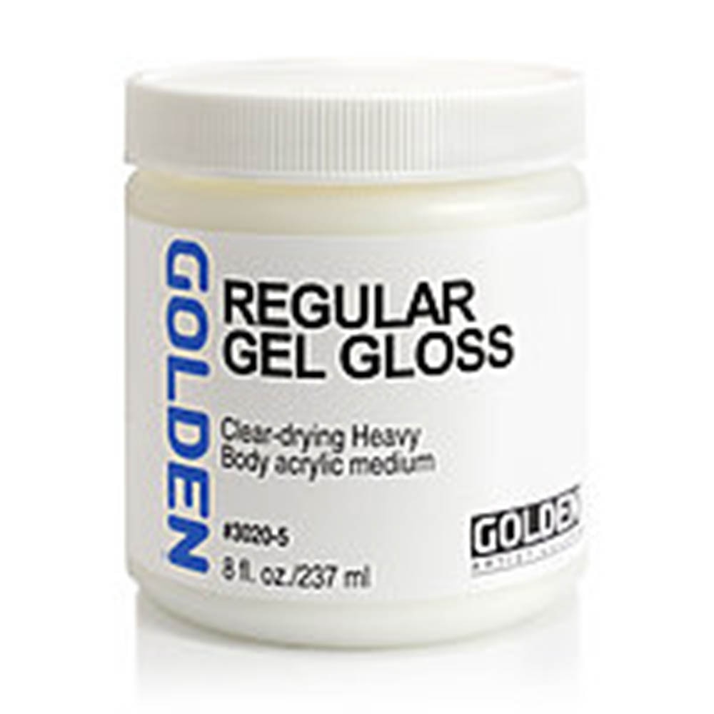 Golden, Paint Medium, Art & School, Regular Gel, Gloss, 8 ounce, 129765